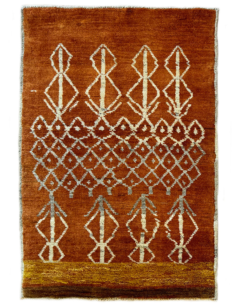 Nomadic Afghan Rug | 136cm x 88cm | Contemporary Rugs | Emma Mellor