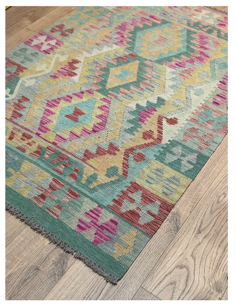 Kilim Rug | 150cm x 100cm | Chalk Kilim Rug | Emma Mellor Rugs London