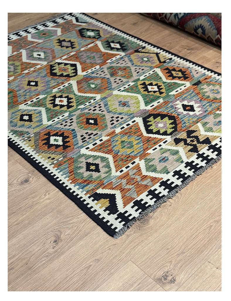 Kilim Rug | 175cm x 123cm | Chalk Kilim Rug | Emma Mellor Rugs London