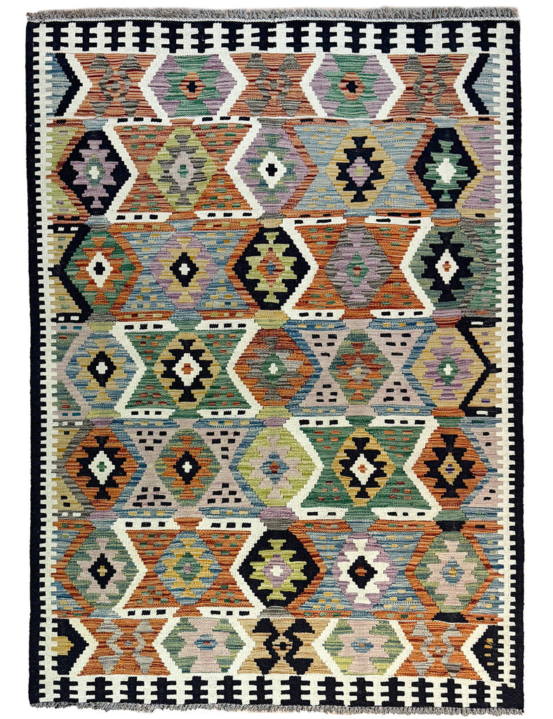 Kilim Rug | 175cm x 123cm | Chalk Kilim Rug | Emma Mellor Rugs London