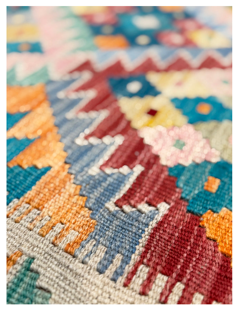 Kilim Rug | 183cm x 132cm | Chalk Kilim Rug | Emma Mellor Rugs London