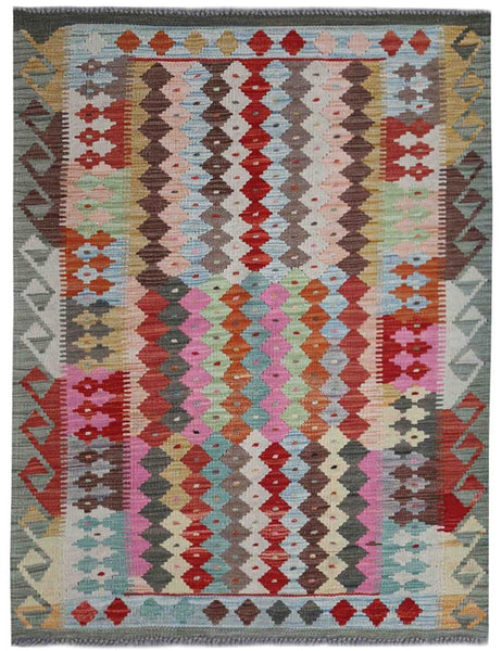 Kilim Rug | 150cm x 106cm| Chalk Kilim Rug | Emma Mellor Rugs London