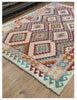 Kilim Rug |  253cm x 182cm | Chalk Kilim Rug | Emma Mellor Rugs London