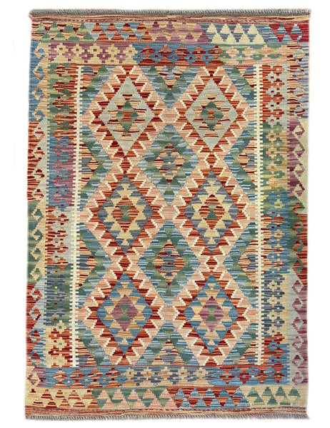 Kilim Rug | 147cm x 101cm | Chalk Kilim Rug | Emma Mellor Rugs London