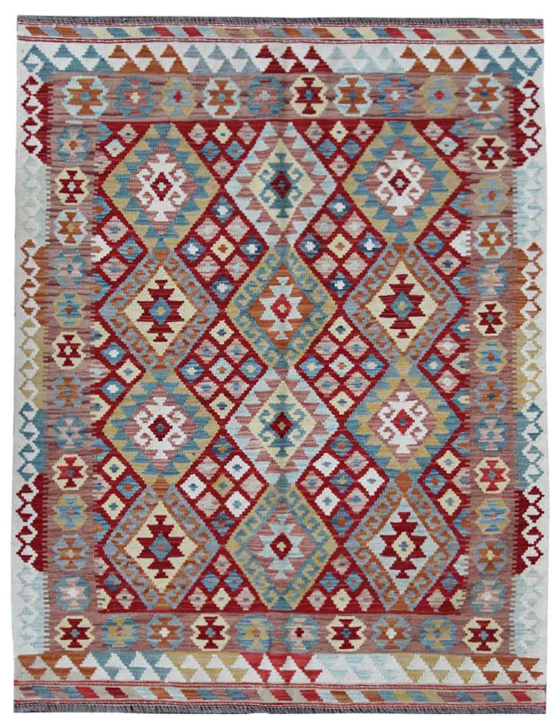 Kilim Rug | 169cm x 129cm | Chalk Kilim Rug | Emma Mellor Rugs London