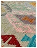 Kilim Rug | 235cm x 186cm | Chalk Kilim Rug | Emma Mellor Rugs London