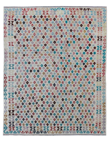 Kilim Rug | 249cm x 204cm | Chalk Kilim Rug | Emma Mellor Rugs London