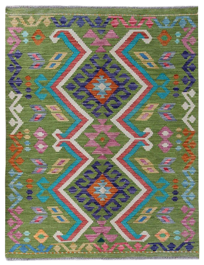 Kilim Rug | 144cm x 104cm | Chalk Kilim Rug | Emma Mellor Rugs London