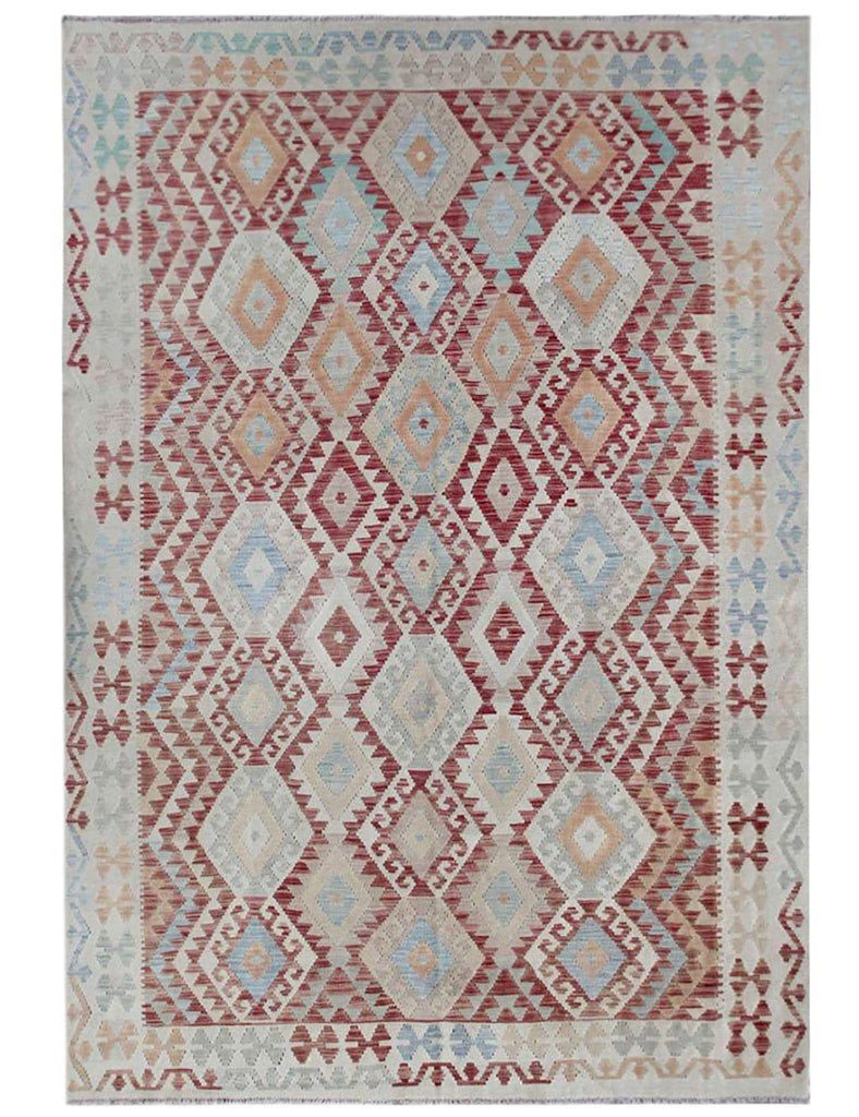 Chalk Kilim Rug | 296cm x 206cm | Kilims | Emma Mellor Handmade Rugs