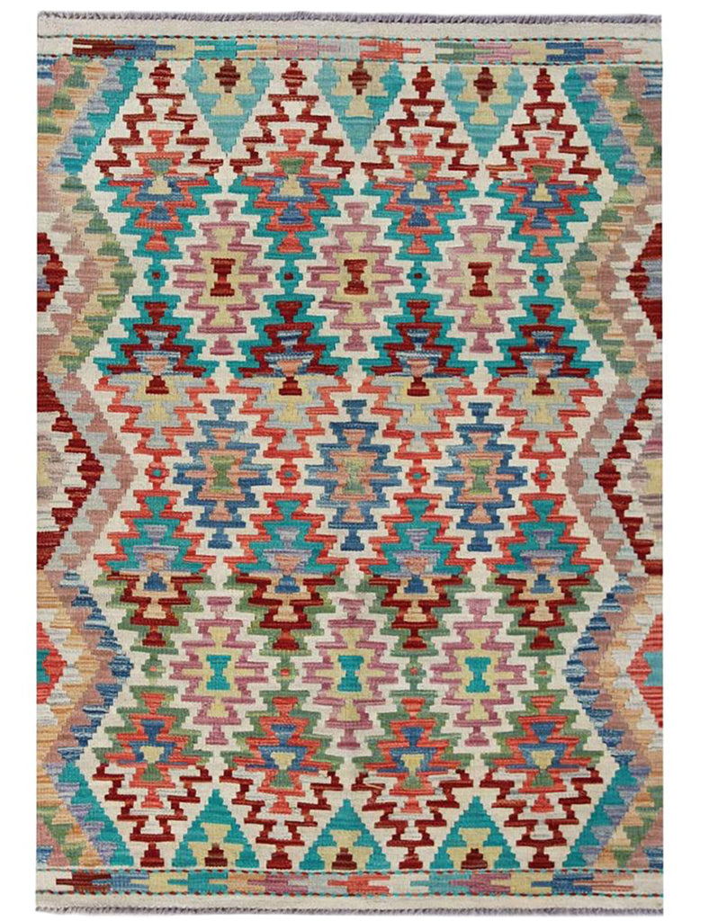 Kilim Rug | 146cm x 101cm | Chalk Kilim Rug | Emma Mellor Rugs London