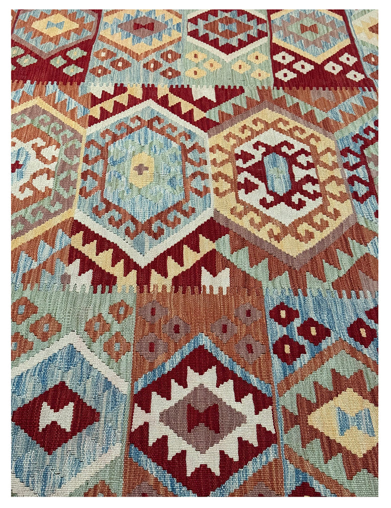 Kilim Rug | 243cm x 181cm | Chalk Kilim Rug | Emma Mellor Rugs London