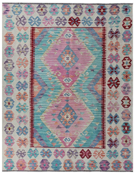 Kilim Rug | 170cm x 130cm | Chalk Kilim Rug | Emma Mellor Rugs London