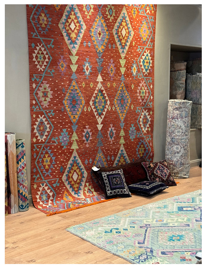 Chalk Kilim Rug | 298cm x 206cm | Kilims | Emma Mellor Handmade Rugs