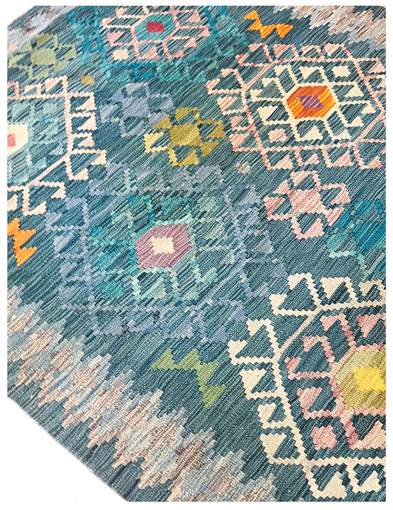 Kilim Rug | 174cm x 131cm | Chalk Kilim Rug | Emma Mellor Rugs London