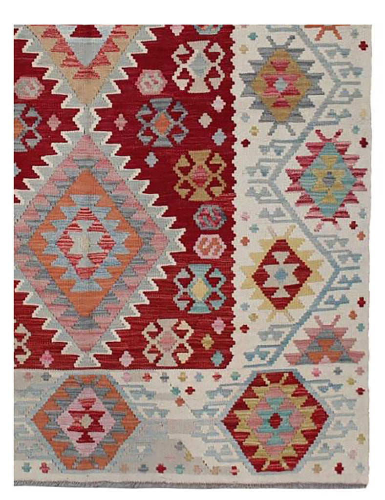 Kilim Rug | 190cm x 149cm | Chalk Kilim Rug | Emma Mellor Rugs London