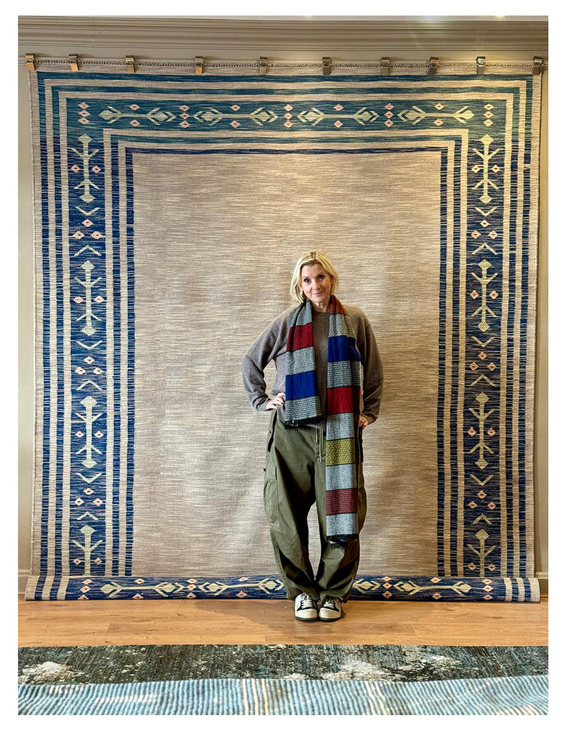 Scandinavian Kilim | 300cm x 253cm | Scandinavian Design | Emma Mellor