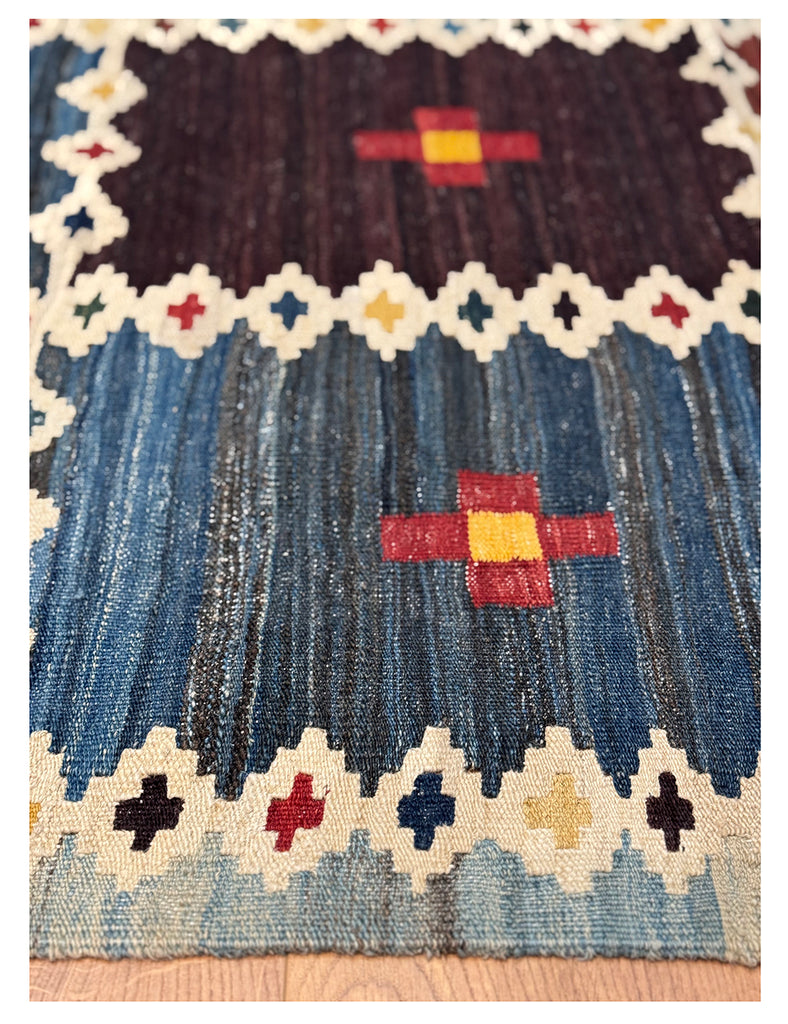 Scandinavian Kilim | 199cm x 86cm| Ingaborg Kilim | Emma Mellor Rugs