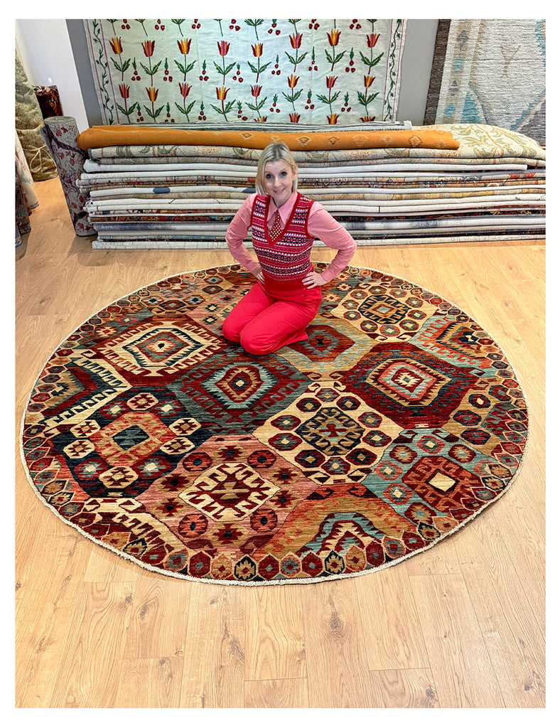 Karakul Circle Rug | 233cm x 233cm | Round Rugs | Emma Mellor Rugs