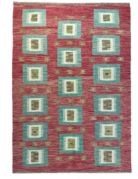 SCANDINAVIAN KILIM RUG - 176cm x 127cm (5’9 x 4'2)