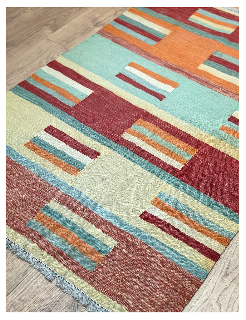 Scandinavian Kilim | 153cm x 100cm| Swedish Kilim Rugs | Emma Mellor