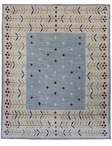 Scandinavian Kilim | 388cm x 307cm | Swedish Kilim Rugs | Emma Mellor