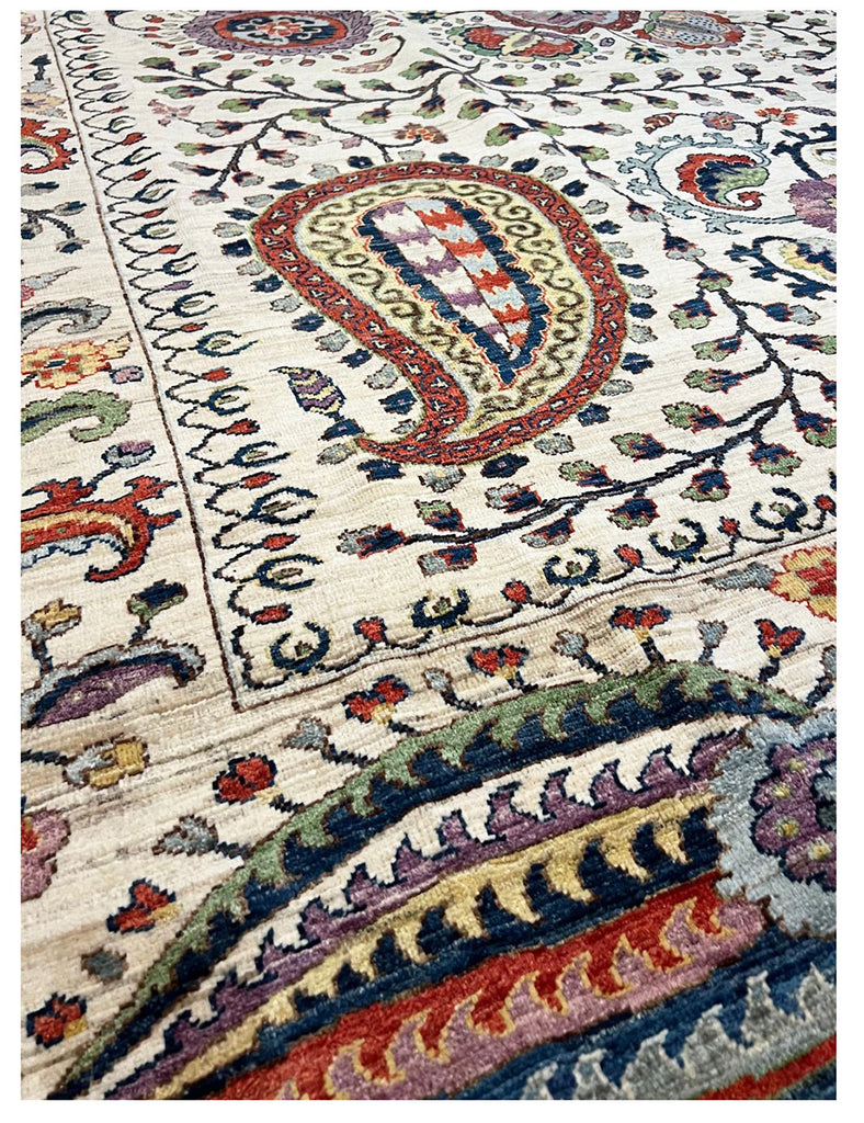 Suzani Rug | 360cm x 277cm | Suzani Rugs | Emma Mellor Handmade Rugs