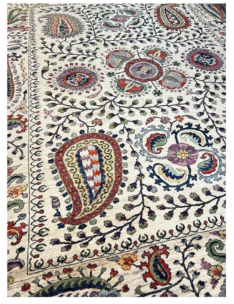 Suzani Rug | 360cm x 277cm | Suzani Rugs | Emma Mellor Handmade Rugs