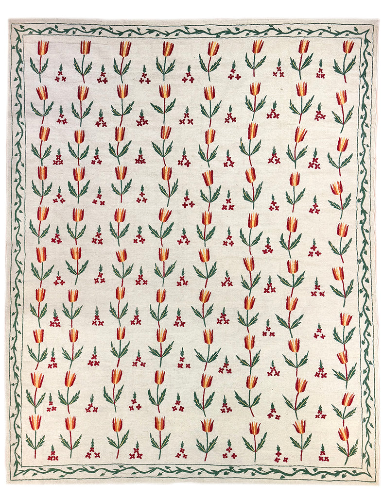 Tulip Suzani Rug | 300cm x 235cm | Suzani Rugs | Emma Mellor Rugs