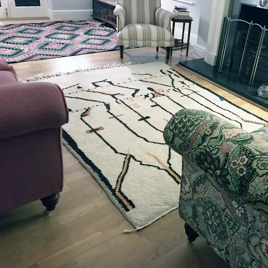 Berber Rug and Turkish Kilim